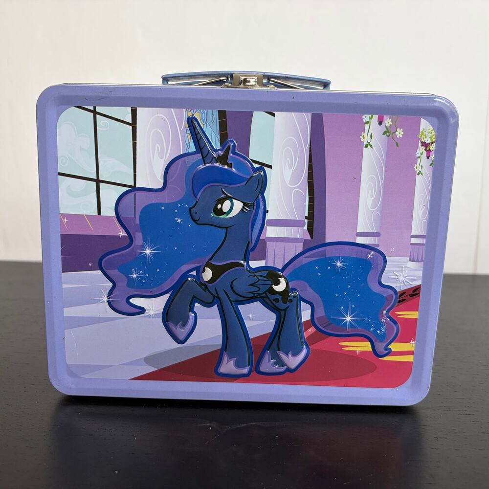 MLP My Little Pony Enterplay Princess Luna Nightmare Storage Tin Metal Lunch Box